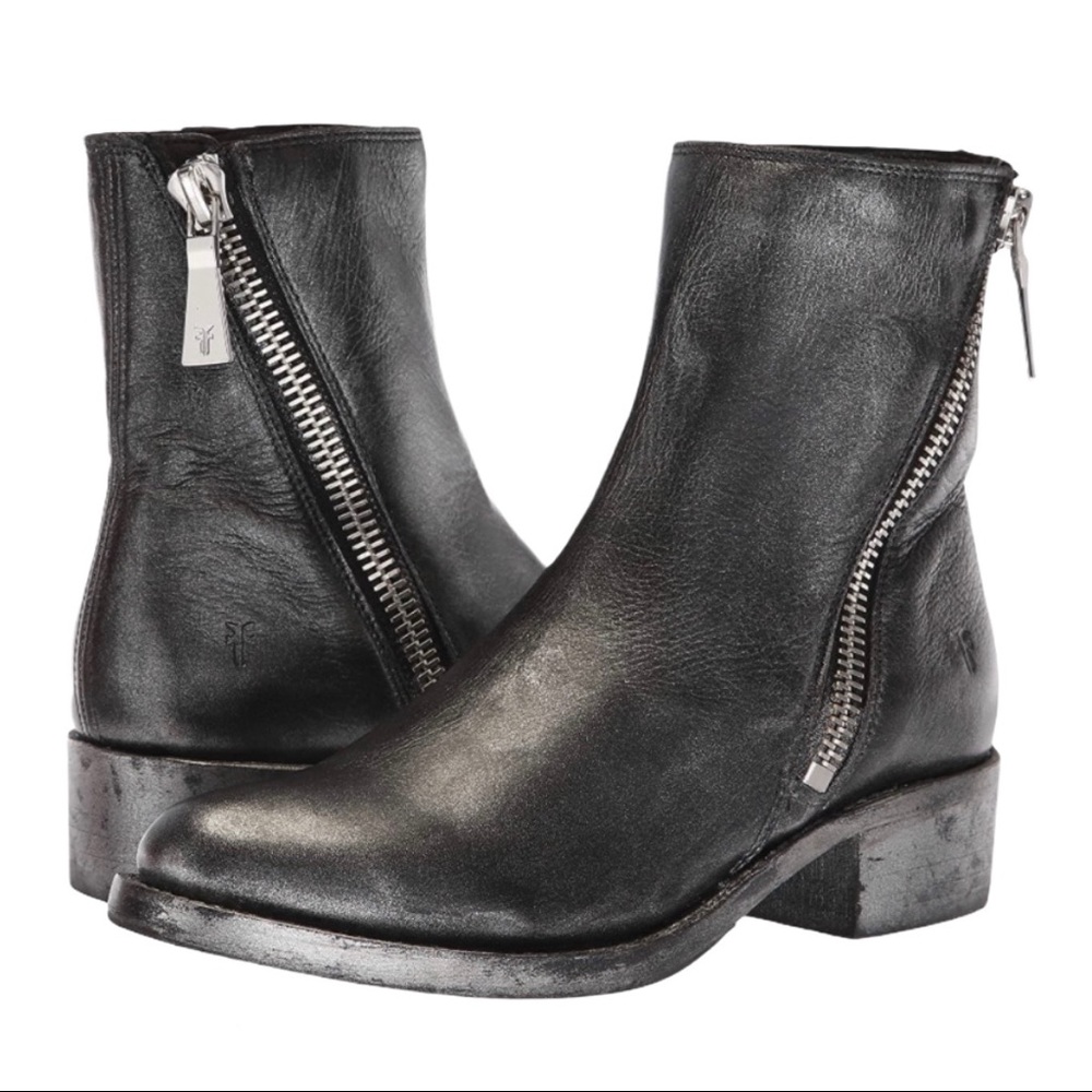 𝐅𝐑𝐘𝐄 Moto Inspired Ankle Boots